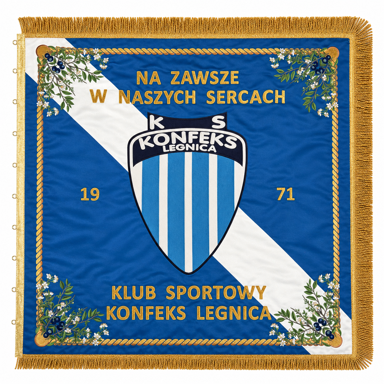 Sztandar dla klubu sportowego