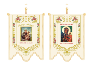 chorągiew drukowana święty antoni królowo polski