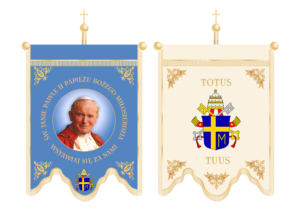 chorągiew drukowana Jan Paweł II